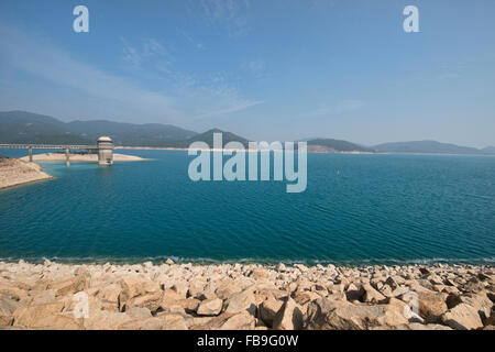 Der Blick aus dem Geo-Trail, High Island Reservoir, Sai Kung, Hong Kong Stockfoto