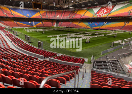 Arena in Amsterdam, Heimat Fußballstadion der niederländischen Mannschaft Ajax Stockfoto