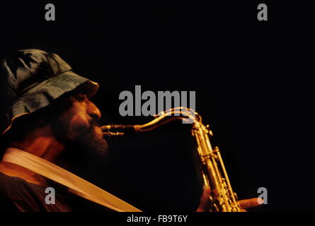 Sonny ROLLINS - 1979 - Frankreich / Ile-de-France (Region) / Paris - Sonny ROLLINS - Sonny ROLLINS; -am Theatre De La Ville; -Paris; -1979; ---Philippe Gras / Le Pictorium Stockfoto