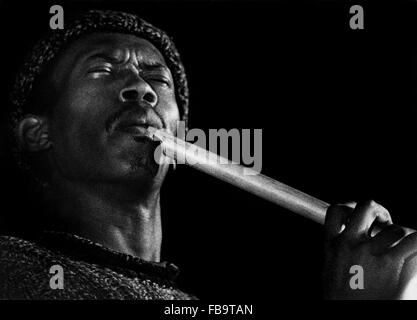 Der Waldhornist Don CHERRY. -1968 - Deutschland / Berlin - der Waldhornist Don CHERRY. -Konzert in Berlin; -1968;  -Credit:;   -Philippe Gras / Le Pictorium Stockfoto