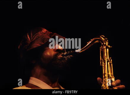 Sonny ROLLINS - 1979 - Frankreich / Ile-de-France (Region) / Paris - Sonny ROLLINS - Sonny ROLLINS; -am Theatre De La Ville; -Paris, Frankreich; -1979; ---Philippe Gras / Le Pictorium Stockfoto