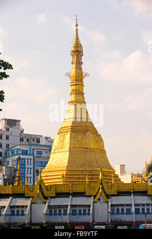 Sule-Pagode in Yangon, Myanmar Stockfoto