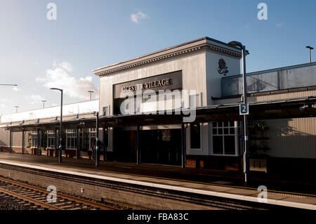 Maasmechelen Village Bahnhof, Oxfordshire, Vereinigtes Königreich Stockfoto