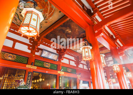 Asakusa, Tokio, Japan, Honshu Sensoji Tempel aka Asakusa Kannon Tempel Stockfoto