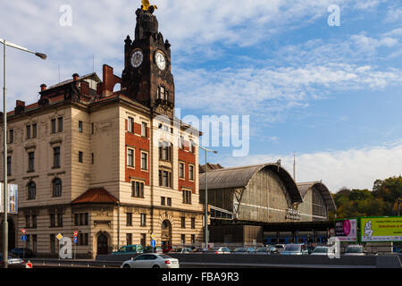 Praha Hlavní Nádraží (Prag Hauptbahnhof), Tschechische Republik Stockfoto