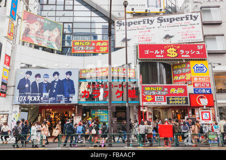 Japan, Honshu, Tokio, Harajuku, Straßenszene Stockfoto