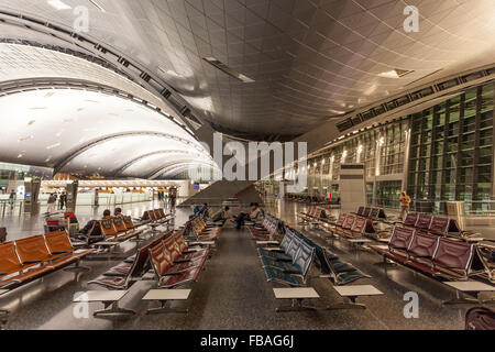 Innenraum des neuen Hamad International Airport in Doha Stockfoto