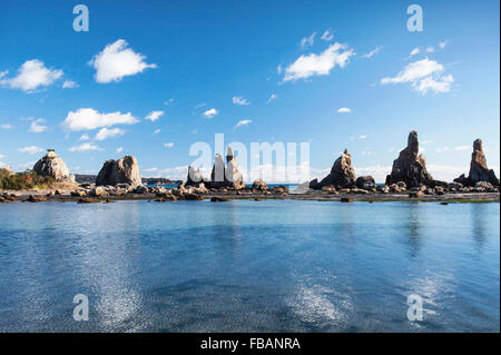 Hashigui-Rock, Higashimuro Gun, Präfektur Wakayama, Japan Stockfoto