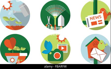 Web-Symbol Pflege Stock Vektor