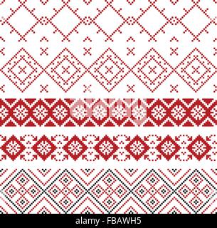 Ethnische nahtlose Muster Stock Vektor