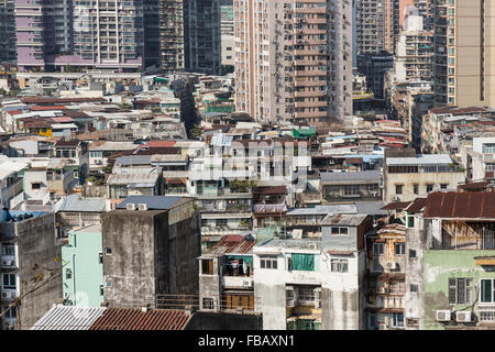 Architektur von Macau, China. Stockfoto
