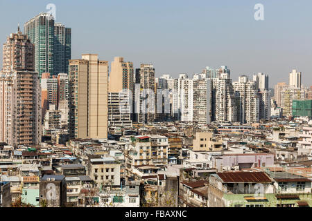 Skyline von Macao, China. Stockfoto