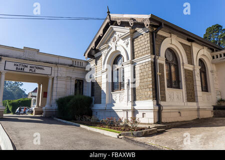 Hatton Nationalbank, Nuwaraeliya (Nuwara Eliya), Hill Country, Sri Lanka, Asien Stockfoto