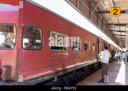 Nanu Oya, Bahnhof, Nuwaraelyia District, Central Province, Sri Lanka Stockfoto