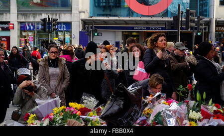 David Bowie-Gedenkstätte, Brixton Stockfoto