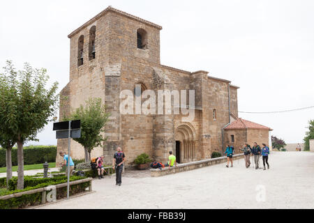 Kirche von San Andrés in Zariquiegui - Navarra, Spanien Stockfoto