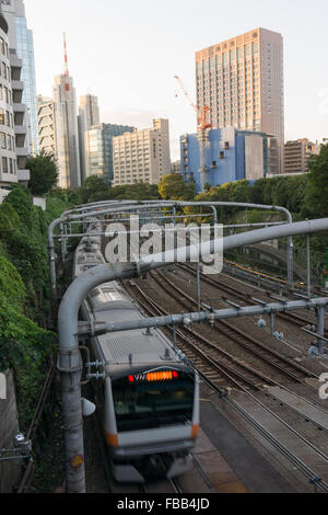 u-Bahn in Tokio Stockfoto
