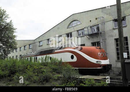 Trans-Europe Express (TEE) wartet auf Restaurierung Stockfoto