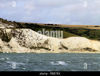 Schönen weißen Klippen von Dover aus St. Margarets Bay in Kent, England Stockfoto