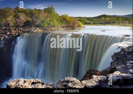 Diaoshuilou Wasserfall in China Stockfoto