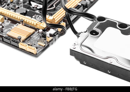 HDD-Laufwerk isoliert Stockfoto