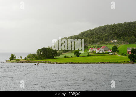 Malerische Landschaft im Lysefjord, Fjorde im Westen Stockfoto