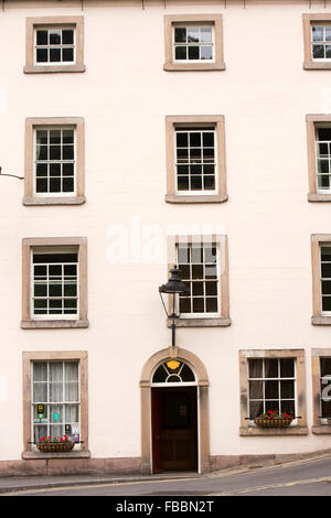 Großbritannien, England, Derbyshire, Matlock Bath, South Parade, Hodgkinson Hotel in georgische Ära Gebäude Stockfoto