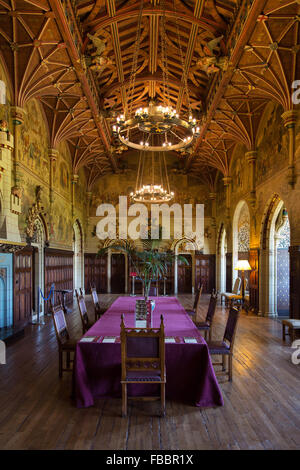 Innerhalb des großen Bereichs, Cardiff Castle. (Walisisch: Castell Caerdydd) Stockfoto