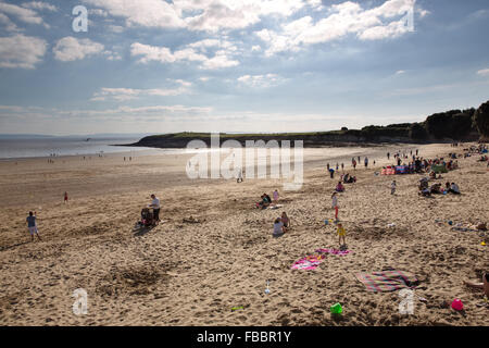 Barry Island Beach in Wales. Stockfoto