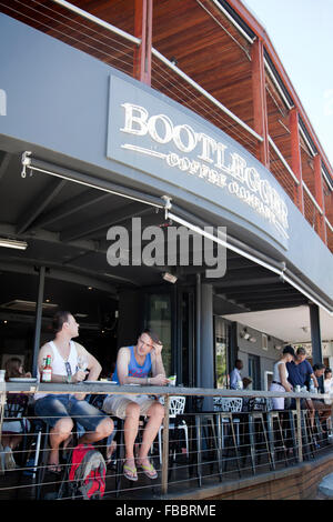 Bootleggers Cafe und Restaurant in Bantry Bay in Kapstadt - Südafrika Stockfoto