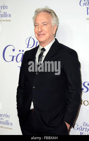 Alan Rickman Bei der Premiere des Kinofilms "Sterben Gärtnerin von Versailles" Im Kino in der Kulturbrauerei. Berlin, 22.04.2015 Stockfoto