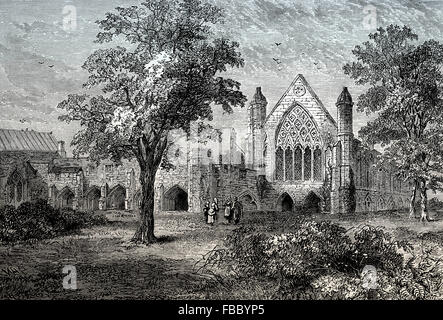 Ely House und St. Ethedreda Kapelle im Jahre 1772, London, UK Stockfoto