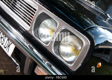 Holz und Pickett benutzerdefinierte Mini mit Jan Speed Turbo-Motor, ähnlich wie bei Autos, Gefahren von Peter Sellers und die Beatles Stockfoto