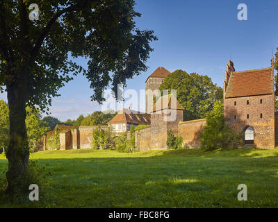 Alte Burg der Bischöfe in Wittstock, Dosse, Brandenburg, Deutschland Stockfoto