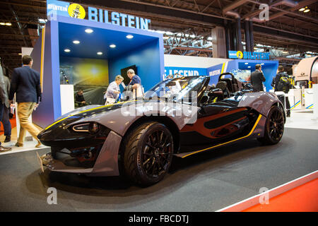 Birmingham, Vereinigtes Königreich. 14. Januar 2016. Der Bentley Continental GT3-Rennwagen auf der M-Sport stehen Credit: Steven Reh/Alamy Live News Stockfoto
