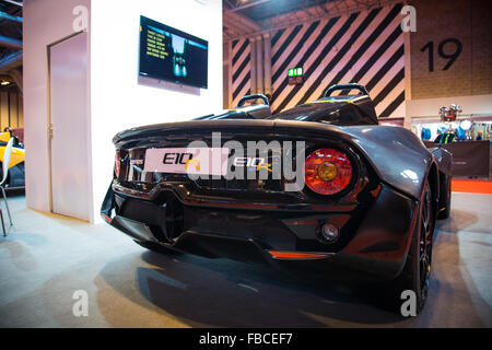 Birmingham, Vereinigtes Königreich. 14. Januar 2016. Das neue Zenos E10R Auto auf die Zenos stehen Credit: Steven Reh/Alamy Live News Stockfoto