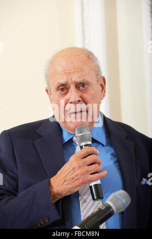 Humphrey Burton am literarischen Oldie Mittagessen 01.12.16 Stockfoto