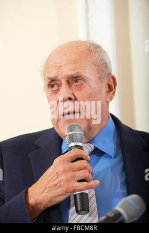 Humphrey Burton am literarischen Oldie Mittagessen 01.12.16 Stockfoto