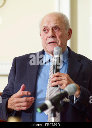 Humphrey Burton am literarischen Oldie Mittagessen 01.12.16 Stockfoto