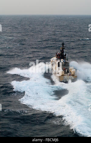 Das norwegische schnellen Angriff Handwerk KNM Geir im Mittelmeer Stockfoto