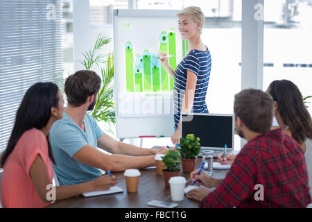 Zusammengesetztes Bild des Business-Schnittstelle Stockfoto