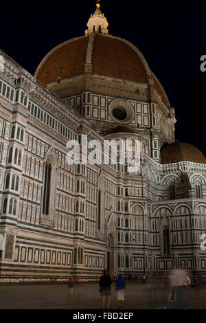 Filippo Brunelleschis berühmten Kuppel der Kathedrale von Florenz. Stockfoto