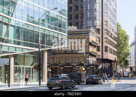 Die Albert-Pub, Victoria Street, London, Vereinigtes Königreich Stockfoto