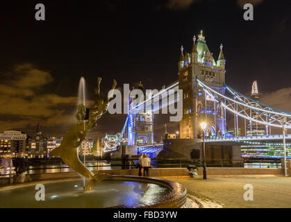 Tower Bridge, London, Vereinigtes Königreich Stockfoto