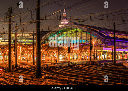 Hauptbahnhof, Köln, Deutschland Stockfoto