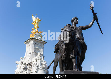 Queen Victoria Memorial, London, Vereinigtes Königreich Stockfoto