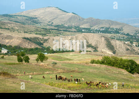 Georgien, Samzche-Dschawacheti, Achalziche, Landschaft Beim Kloster Sapara Stockfoto