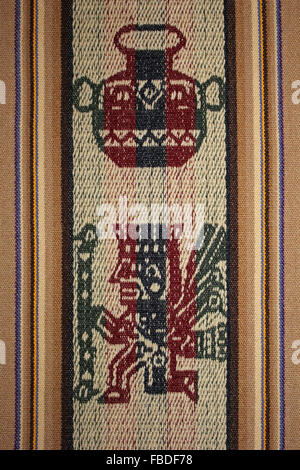 Peruanische Textil-Design Stockfoto