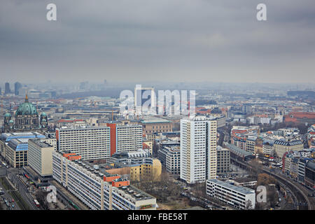 BERLIN, Deutschland - ca. März 2015: Blick über die Stadt Berlin Stockfoto