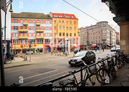 BERLIN, Deutschland - ca. März 2015: Straßenszenen der Stadt Berlin Stockfoto